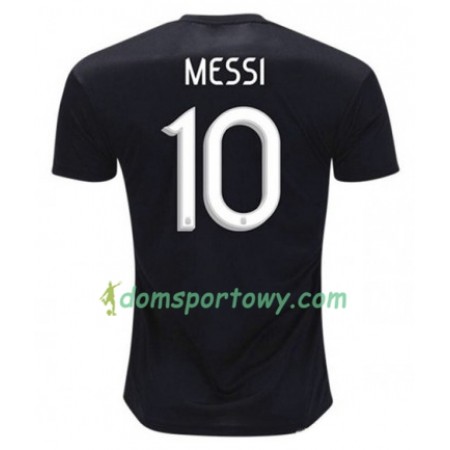 Koszulka Argentyna Lionel Messi 10 Wyjazdowe Koszulki Piłkarskie Copa América 2019 Krótki Rękaw